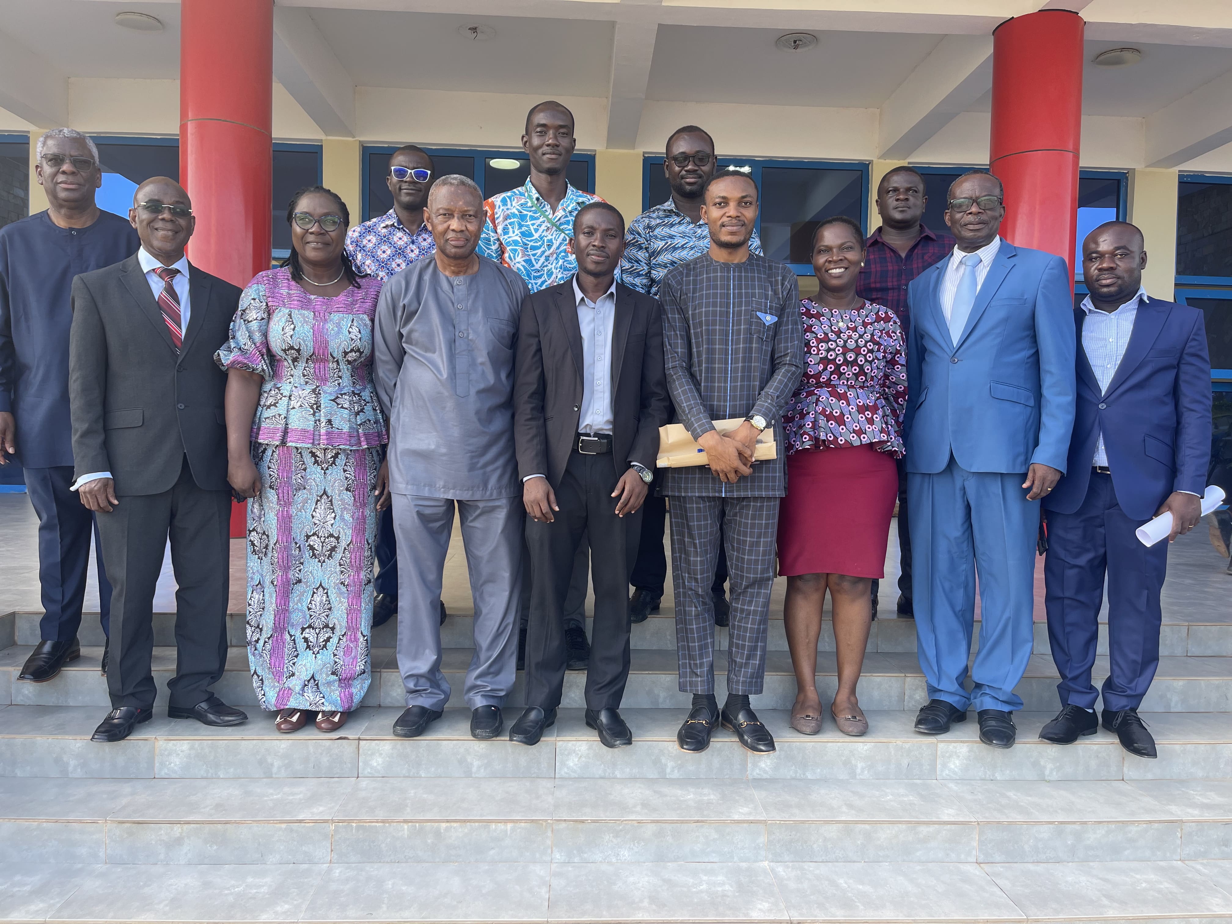 Group photograph with the Pharmacy Council Ghana and the School of Pharmacy UCC staff