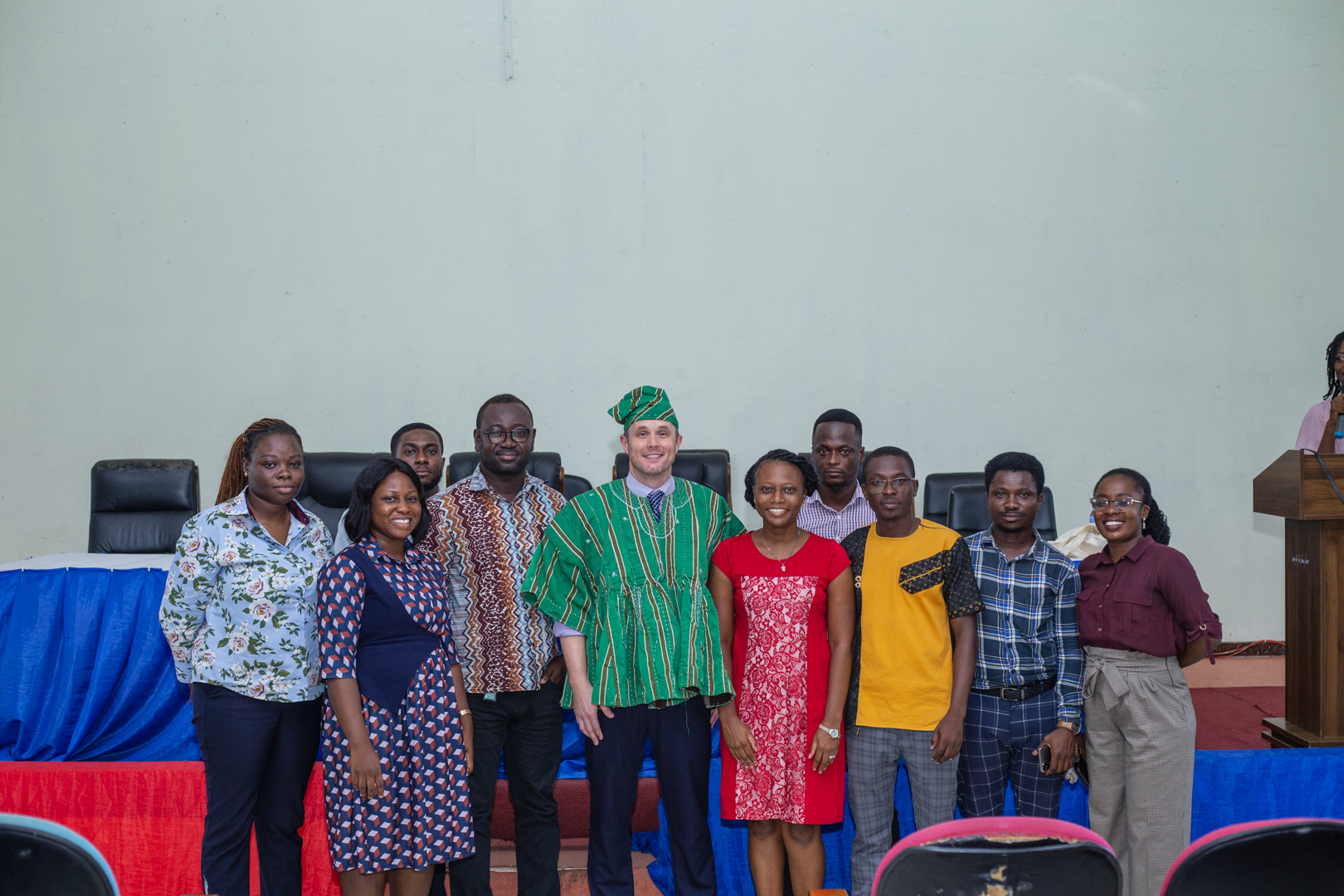 Group Picture of SoPPS Academic Staffs with Professor Jon Wietholter