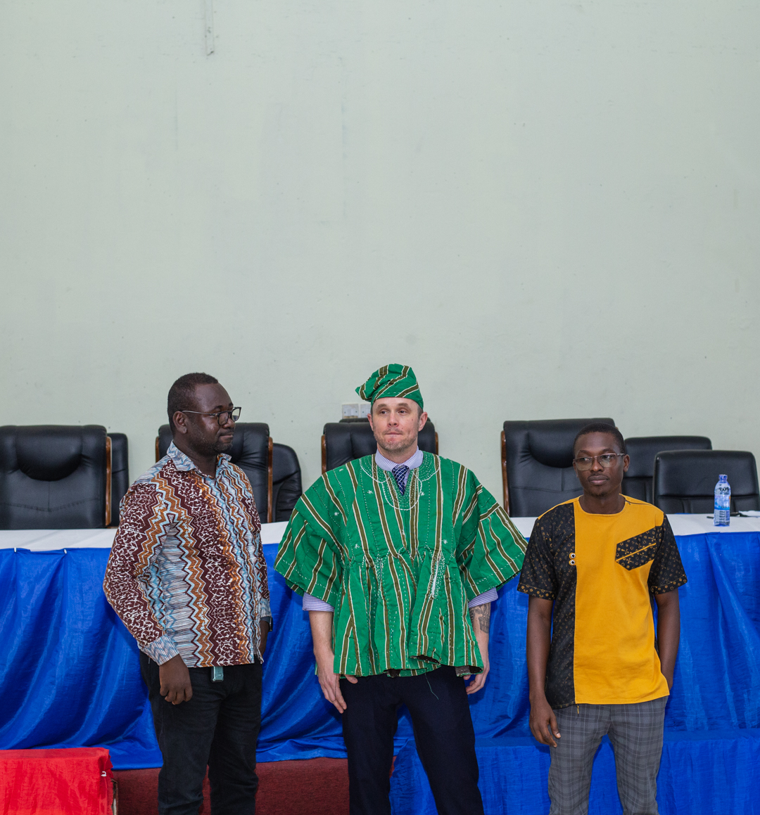 (L-R) Dr Ernest Obese, Prof. Jon Wietholter, Prof. Elvis Ameyaw