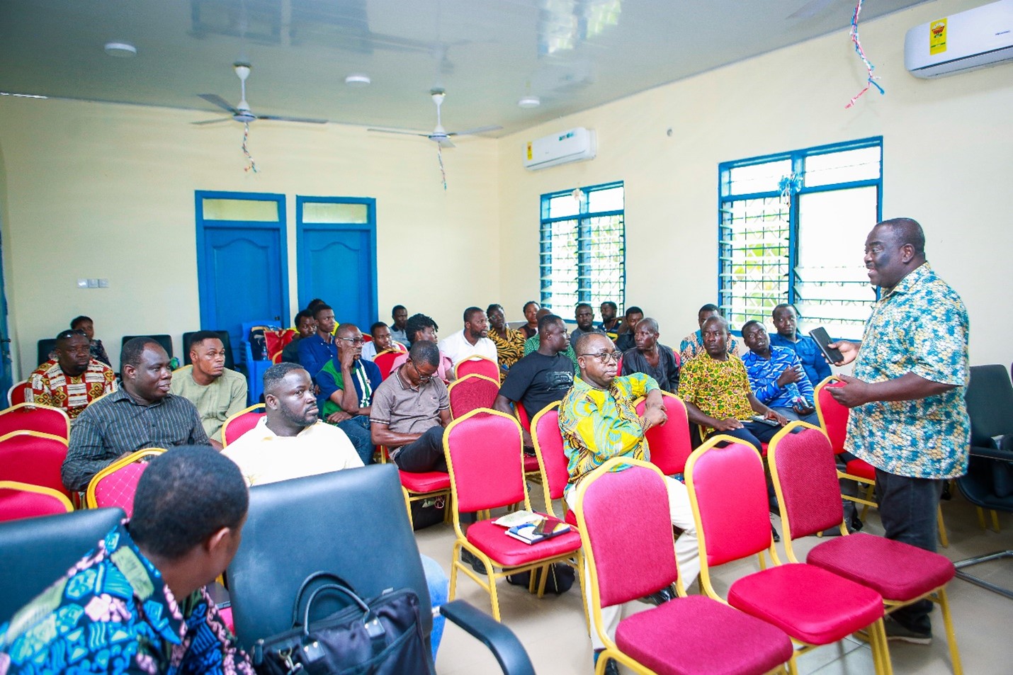 Prof. Festus Annor-Frempong opening the engagement session