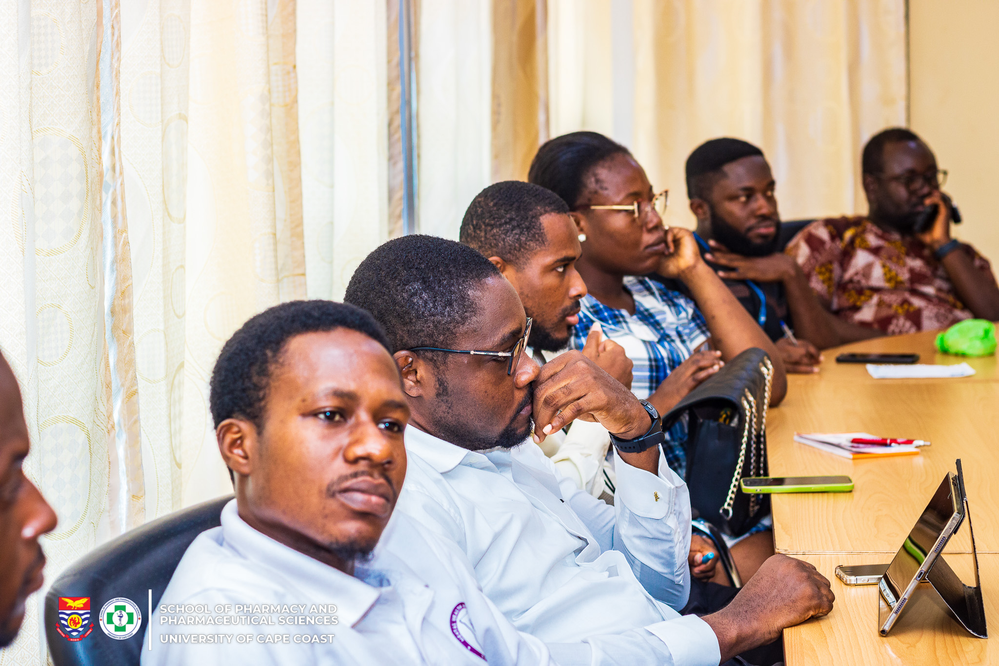 UCC Pharm Preceptors at CCTH with Professor Jon Wietholter