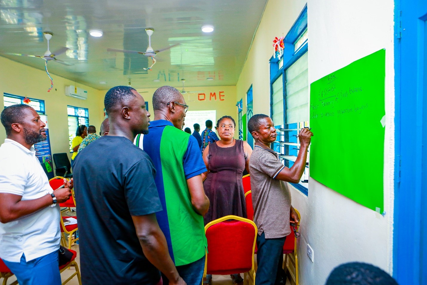 Group session for Assin South team 