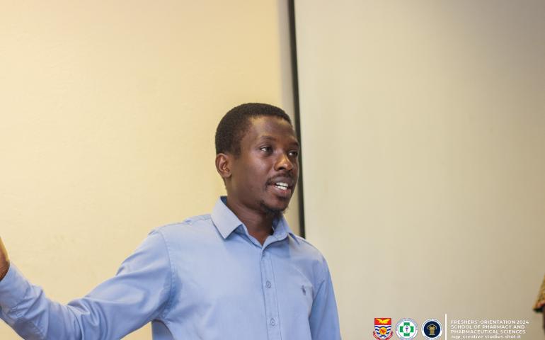 Professor . Elvis Ameyaw (The Dean of the School)