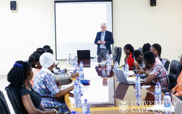 A Senior Expert from PUM Netherlands, Jos Kessels, training participants in Good Manufacturing Practices (GMP)