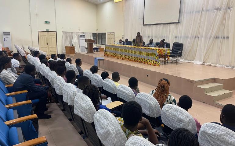 A cross sectional picture at SMS Auditorium