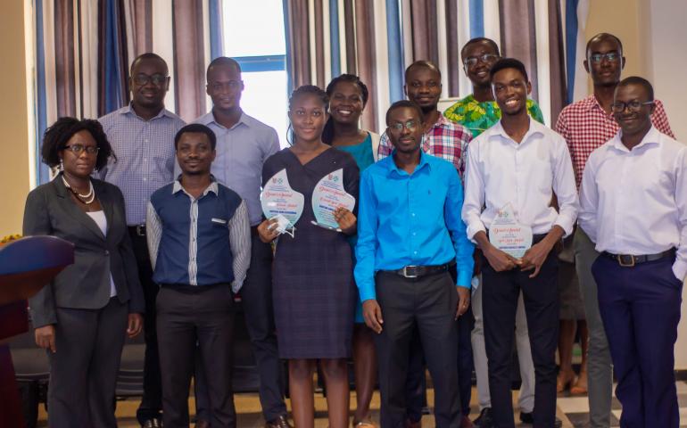 Dean's Award Ceremonial Picture