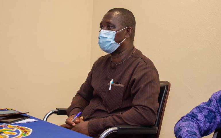 Pharm Dr. Joseph Kizzie-Hayford the Director of Pharmacy at the University of Cape Coast Hospital.