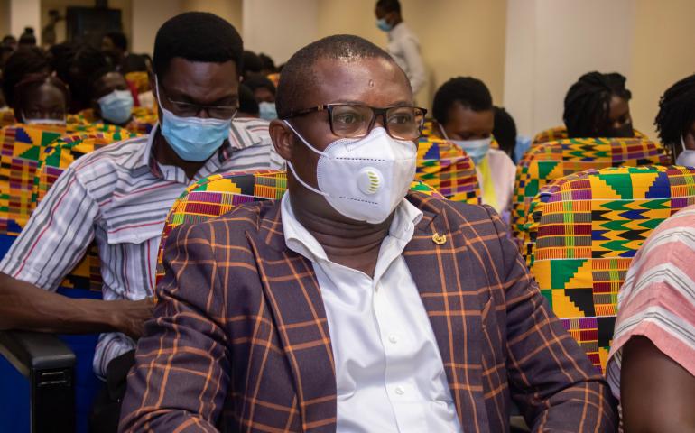 Pharm Dr. Robert Incoom, the Director of Pharmacy at the Cape Coast Teaching Hospital (CCTH) and the Chairman of PSGH.