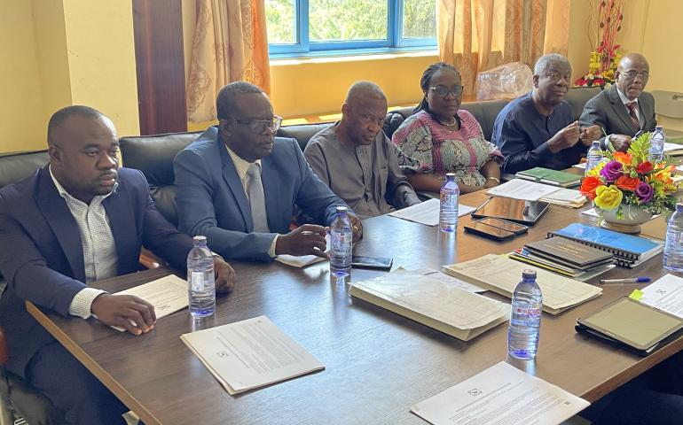 From L-R: Pharm. Damoah-Aferi, Pharm. Botwe, Prof. Duwiejua , Mrs. Mintah, Prof. Ofosu, Dr. Rauf
