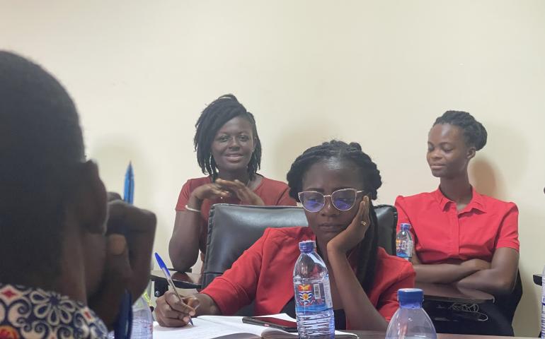 SoPPS Faculty Officer Mrs Esther Nimo in attendance