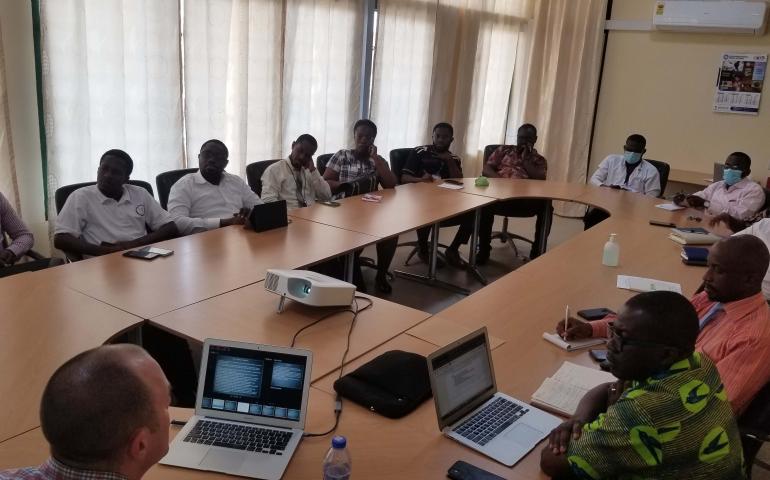 Professor Jon Wietholter training in session