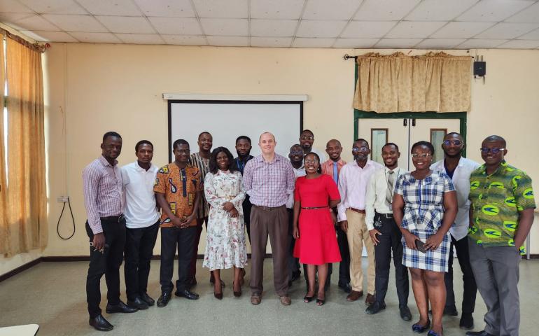 Workshop Group Photograph with Professor Jon Wietholter