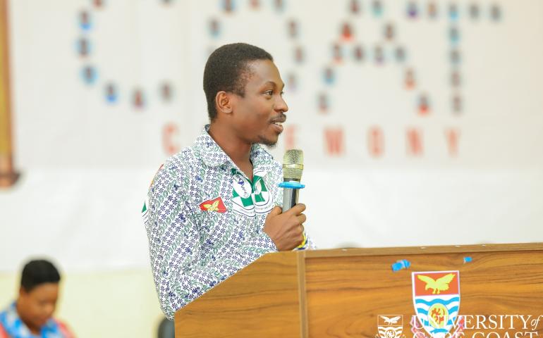 Professor Elvis Ofori-Ameyaw (The Dean of the School)