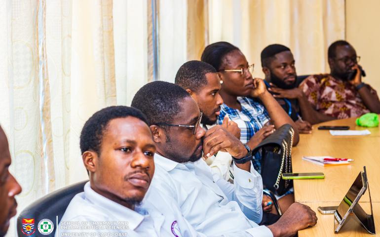 UCC Pharm Preceptors at CCTH with Professor Jon Wietholter