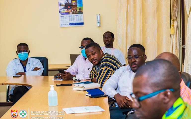 UCC Pharm Preceptors at CCTH with Professor Jon Wietholter